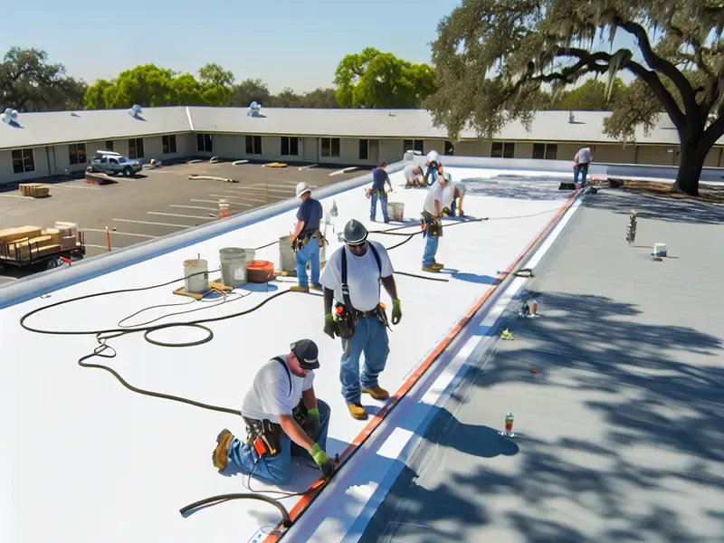 Service Flat Flat Roof Commercial 19n5yxl in Chicago, IL - Chicago Roofing Team